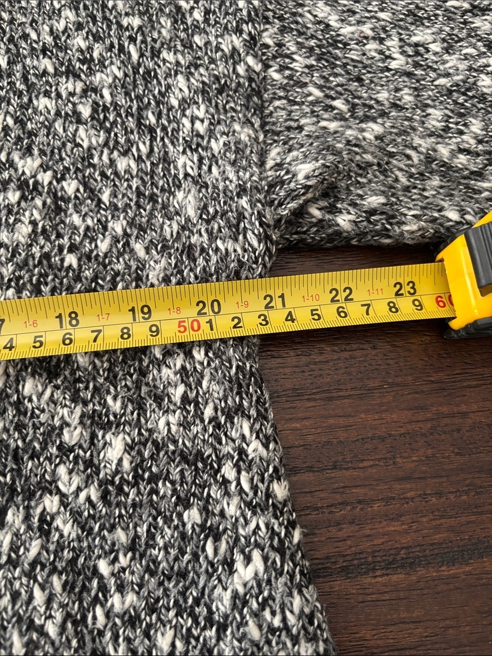 J. Jill Marled Gray Open-Front Pocket Cardigan - Picture 7 of 8